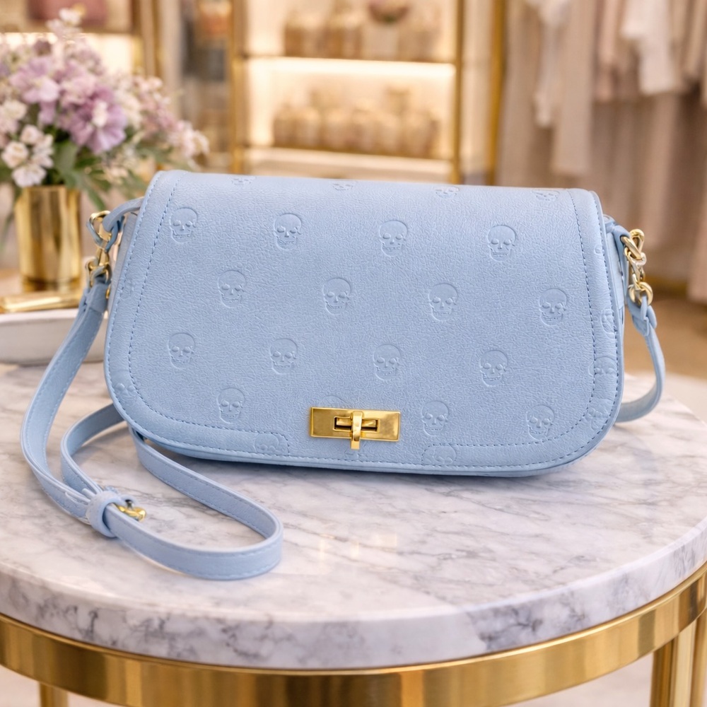 Betsey Johnson Light Blue Crossbody Bag